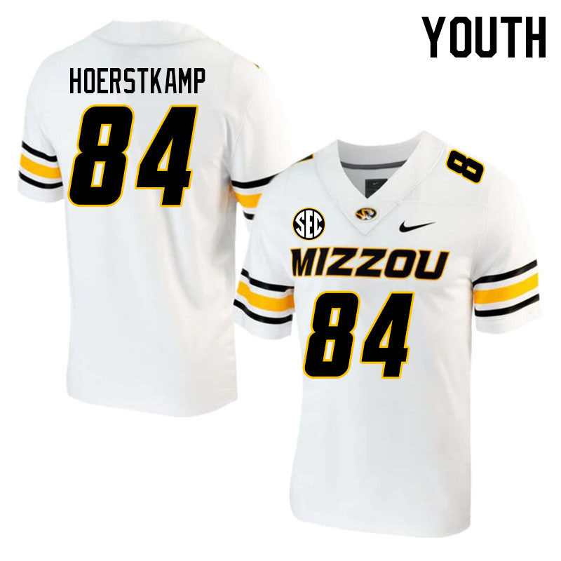 Youth #84 Ryan Hoerstkamp Missouri Tigers College 2023 Football Stitched Jerseys Sale-White